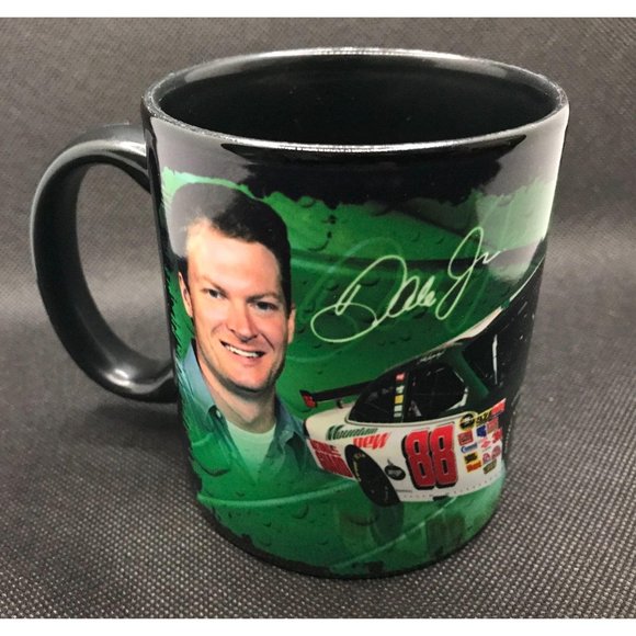 DALE EARNHARDT JR. #88 RACING MUG WITH NASCAR COA - Picture 1 of 4